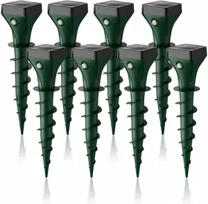 OMNIRA 8-Pack Solar-Powered Mole Repellent, IP65 Waterproof Ultrasonic Gopher Deterrent for Lawns & Yds, Outdoor Pest Control for Groundhog, Vole, Armadillo, Chipmunk, Snake
