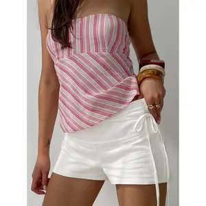 Electric Night Shorts White