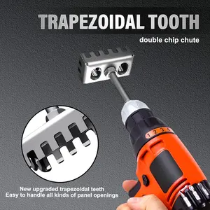 Square Hole Puncher Electric Box Cutter, Export Cutting Swing Tool, Type 86 Wiring Box Rectangular Slot Drill Bit, Brick Cement Stone Concrete Drill Head