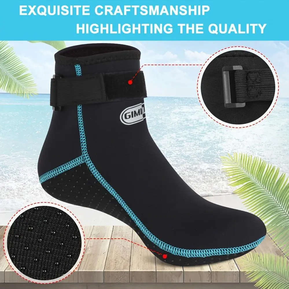 Neoprene Socks, 3MM Water Socks for Women And Men And Diving Wetsuit Socks, Sand Socks, Dive Socks And Fin Socks