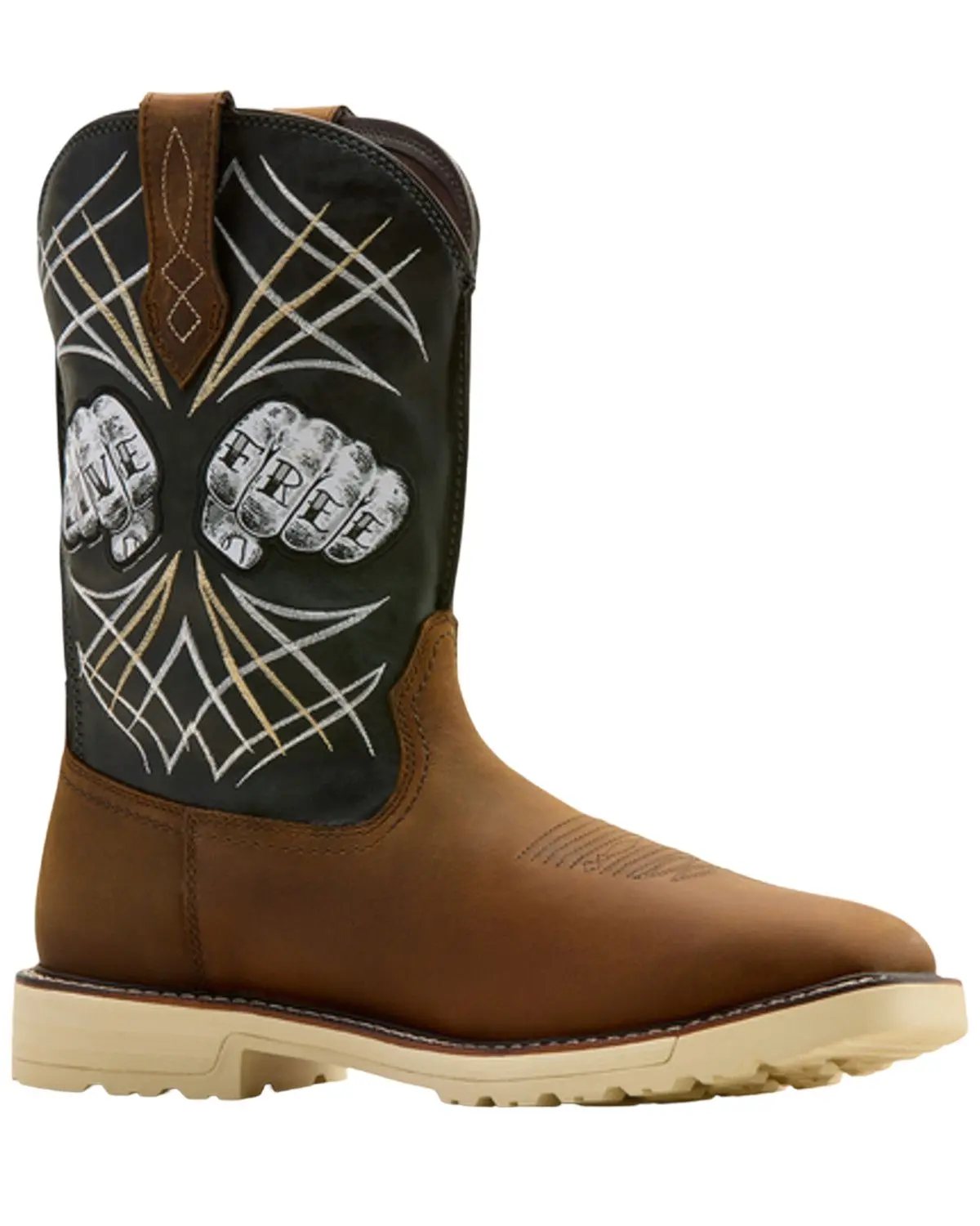 Ariat Men's Men'S Activator Live Free Pull-On Work Boot Soft Toe - 10074208