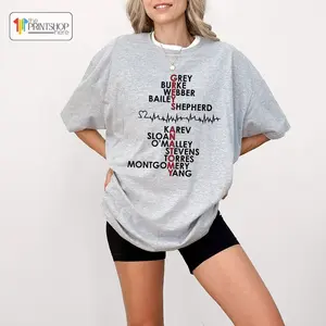 Grey's Anatomy Cast Crew Shirt, Grey's Anatomy Shirt, Grey Yang Karev Stevens O'Malley Shirt, Grey's Anatomy, Nurse Shirt, Pharmacist Shirt