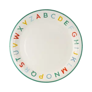 Alphabet Plates 9" | Set of 8