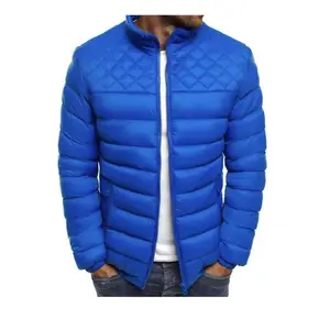 Men's Solid Color Puffer Winter Jacket