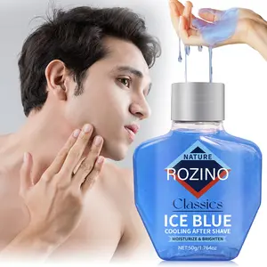 Rozino Classics Ice Blue Depilatory Care Water with Rosemary Cooling After Shave Moisturize & Brighten 50g Aftershave Clean Oil Aftershave Foam Cleanser Cleanser Cleansing Cleansing