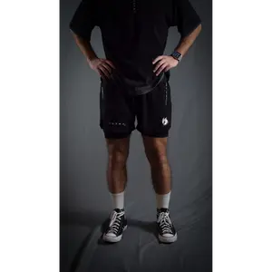 “We Are Infinite” (Sabyrlite+) Compression Shorts (Onyx)