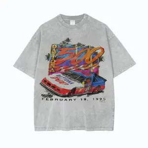 Vintage 1995 DAYTONA 500 Racing T-Shirt, Vintage 1991 Daytona 500 Wash Shirt, Racing car Shirt, Gift for fan, Gift For Father, Gift For Mother Classic Cotton Tops Menswear