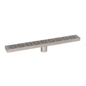 24 Inch Thick Grate Linear Shower Drain
