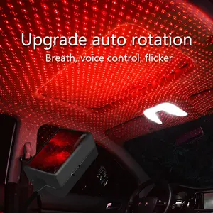 USB Car Starry Sky Lamp, Full Sky Projection Light, Car Interior Atmosphere Light, No Installation, Romantic Mood Light for Car Ceiling, Car Atmosphere Lights