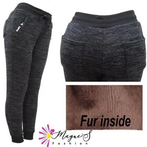 B009-FLEECE WINTER WOMEN LEGGINGS with Fur Inside Cozy & Warm Fleece Lined Leggings for Women