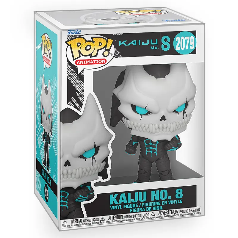 Funko POP Anime: Kaiju No. 8 - Kaiju No. 8 Vinyl Figure with Epic Collectibles Premium Box Protector Included