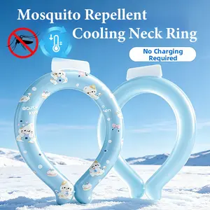 2pcs Reusable Mosquito Repellent Cooling Neck Ring | Wearable Walking Mini Air Conditioner, No Charging Needed, Portable Cooling Neck Band for OutdooeIndoor Activities Freeze Below 64 Summer Essential for Hot WeatherRelief,Summervibes, Home Care Wipes