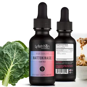 LYFETRITION Nattokinase 5,000 FU/G 118 ml Liquid Supplement with Mucuna Pruriens for Cognitive Health & Emotional Resilience Made in USA Non-GMO
