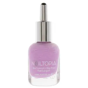 Nailtopia Bio-Sourced Chip Free Nail Lacquer - Thats Pastellar - Vegan, Cruelty Free Pastel Violet Nail Polish - Strengthens and Hardens Nails with Natural Superfood Ingredients and Vitamins - 0.41 Oz