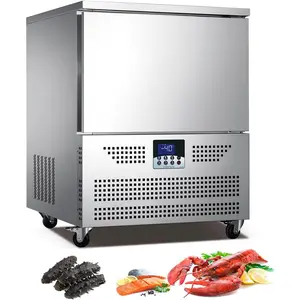 Kolice Commercial Heavy Duty 5 Trays Bakery Shock Freezing Blast Chiller & Freezer, Chest Freezer, Frozen Dough Blast Freezer for Restaurant, School Kitchen-Lowest Temperature -40°F(-40°C)