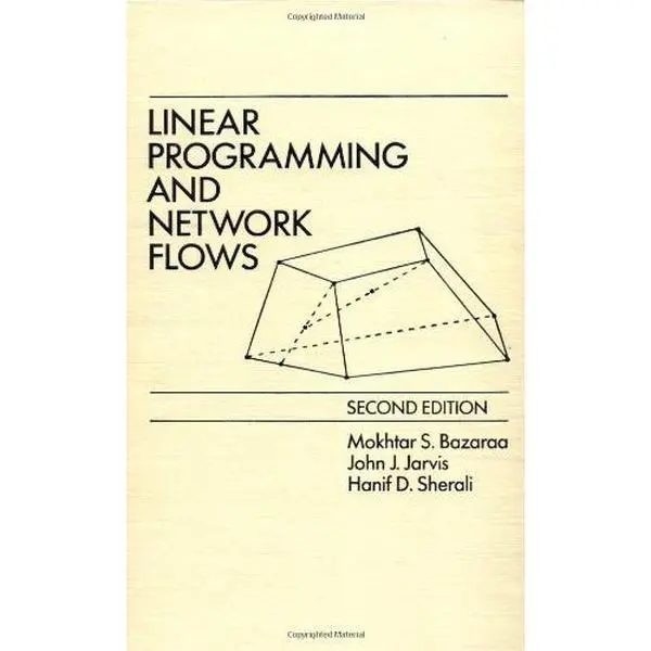 USED Book - Linear Programming and Network Flows by Mokhtar S. Bazaraa (Hardcover) - english