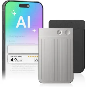 Note AI Voice Recorder, Voice Recorder w/Case, App Control, AI Transcribe & Summarize, Support 112 Languages, 64GB, Audio Recorder for Lectures, Meetings, Calls, , Non-Pro Version