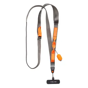 PGYTECH LinkGo Webbing Version Phone Photography Strap, Adjustable Nylon Shoulder Strap with Quick Mount Pearl,Cleaning Cloth for iPhone 17, Android and Smartphones