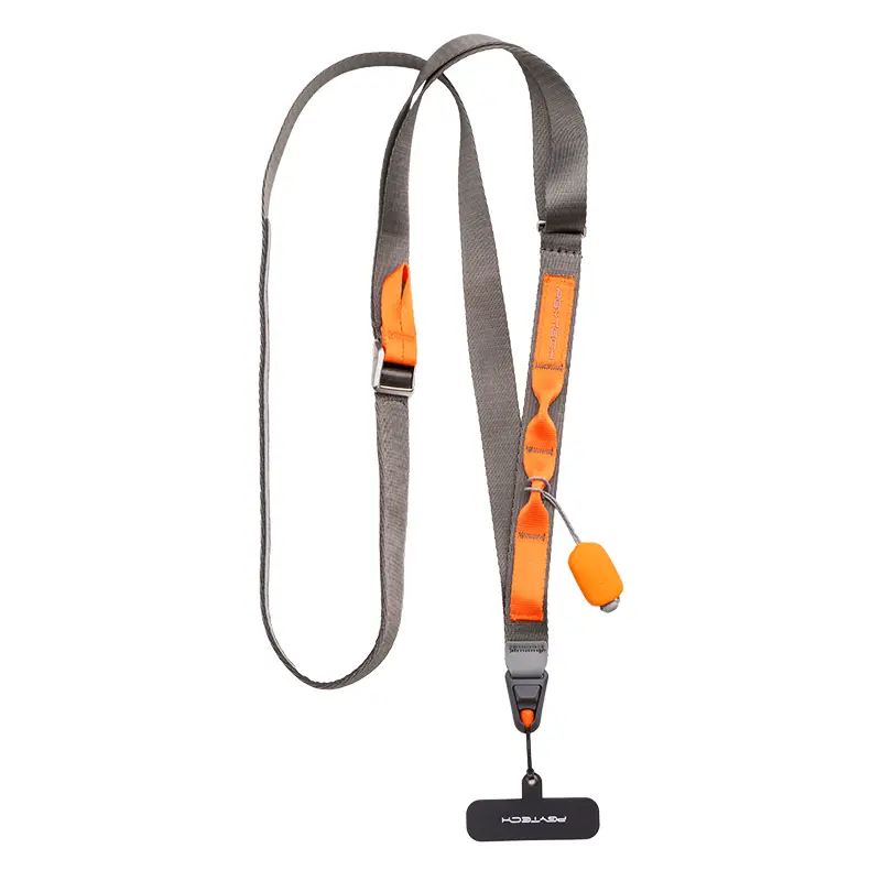 PGYTECH LinkGo Webbing Version Phone Photography Strap, Adjustable Nylon Shoulder Strap with Quick Mount Pearl,Cleaning Cloth for iPhone 17, Android and Smartphones