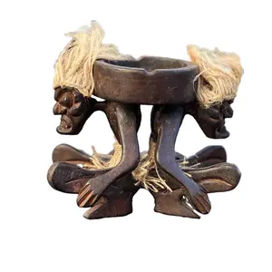 Exotic Essentials Double Azmat Protection Statue Ashtray