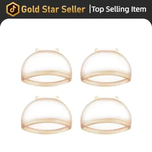 4PCS Invisible HD Hair Wig Cap for Lace Front Wigs - Stretchy Nylon Stocking Wig Caps for Women, Perfect for Wig Installations,valentine's day gifts for her/him