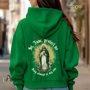 St Jude Catholic Hoodie: All Saints Day Sweatshirt for Religious Christmas Gifts Unisex Devotional Wear Church Outfit - Shop Now!