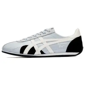 Onitsuka Tiger Runspark Synthetic Leather Comfort Round-Toe Cushioning Low-Top Casual Shoes for Men and Women in Gray-Black Trending Shoes, House White Official Shoes to Get / Maison Mihara Verifiable, with credentials and supporting global authentication
