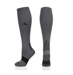 NEWZILL-WOMEN'S 24-SEVEN (20-30MMHG)-Gray with Black Womenswear Sock