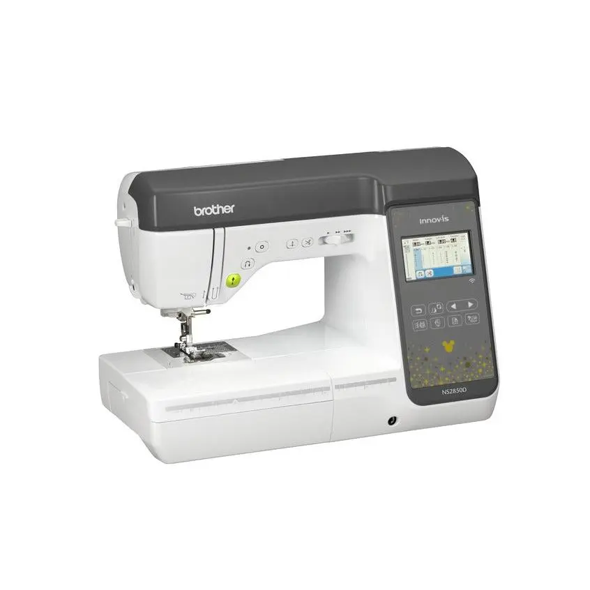 Brother Innov-ís NS2850D Combination Sewing & Embroidery Machine for Adults - Disney Designs, USB Compatibility, Artspira Integration, 3.7" Color Touchscreen Display, Advanced Color Sort, 20.5 lbs, 110V Power, 17.6" W x 9.8" D x 11.8" H, Home Studio Use
