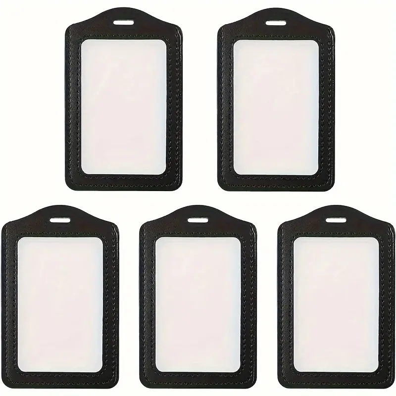 ID card holder, meal card office meeting work pass bus card bank credit card ID card storage card, Office Stationery Supplies, very suitable for employees, students, office meetings, ID Badge Holder
