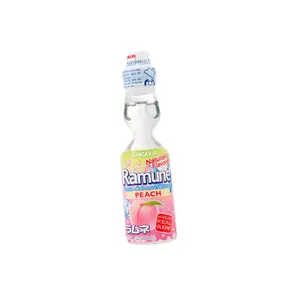 Sangaria Japanese Peach Ramune, Fizzy Sparkling Beverage