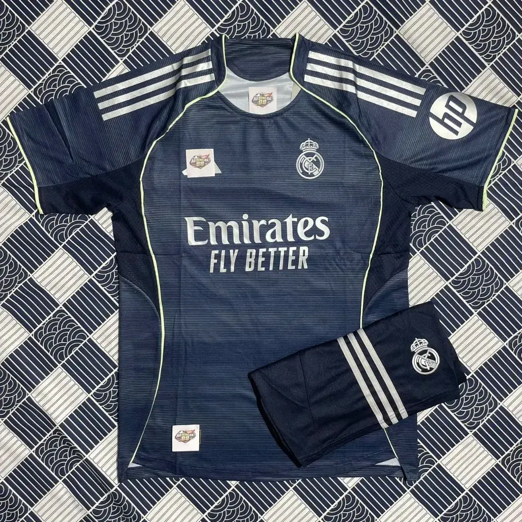 Real Madrid 2026 Football Kit – Premium Thai Textured Polyester Fabric