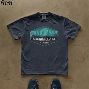 Vintage Forbidden Forest National Park Graphic Tee, Visit The Home of Magical Creatures Shirt, Hogwarts School Merch, HP Movie Shirt, Iconic National Park Shirt, Fantasy Movie Shirt, Fantasy Novels, Funny Mystical Wizard Top