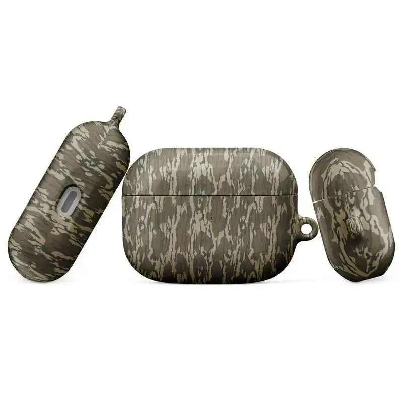 Camo Case Cover for AirPods In Bottomland Hunting Camouflage- Trendy Protective Cover for AirPods 1/2/3/4 AirPods Pro 1/2