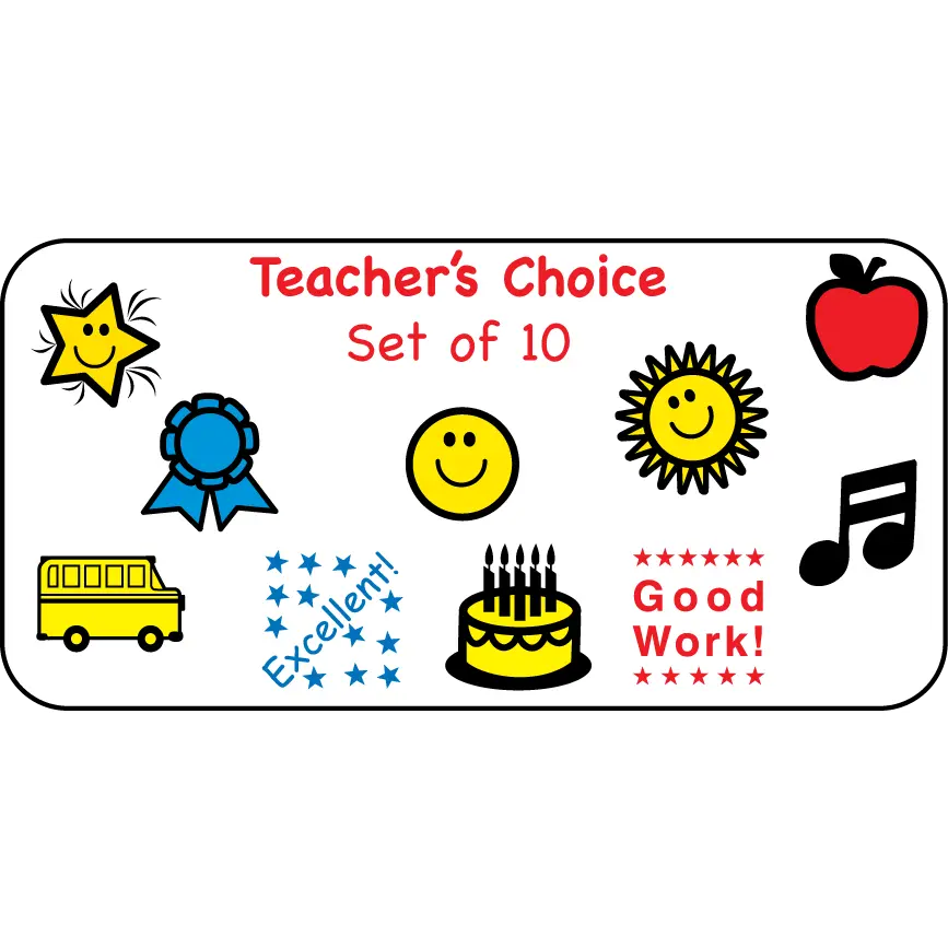 SHAPES ETC.  Incentive Stamp Set - Teacher's Choice