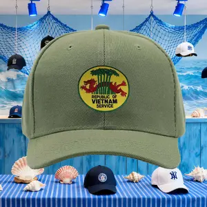 REPUBLIC OF VIETNAM SERVICE BACK hat Baseball Cap  DRAGON BIKER VEST CUT JACKET WAR VETERAN  Retro Fun Truck Driver Baseball Hat