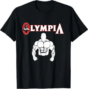 Mr Olympia for Men Women Fitness bodybuilding Vintage Graphic Tees Menswear Casual Cotton Streetwear T Shirts for Women