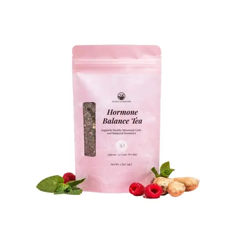 Hormone Balance Tea – Natural Herbal Support for Hormonal Imbalance, Menstrual Health & PCOS Relief by Remedy & Restore Beverage