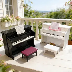 and Piano Model, Home Decoration Furniture Building Ornaments, Accessories for Model House, Decorative Figurine