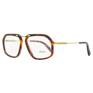 Zegna Tapered Rectangular Eyeglasses EZ5271 054 Havana 56mm