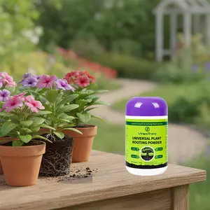 E08  Rooting Powder for Cuttings to Help Establish Roots for Flowers, Vegetables, and Houseplants