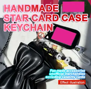 Celebrity Star Small Card Pendant Letter Bag Pendant Fan Exclusive Support Item Handcrafted Designed Small Card Version Bag Pendant