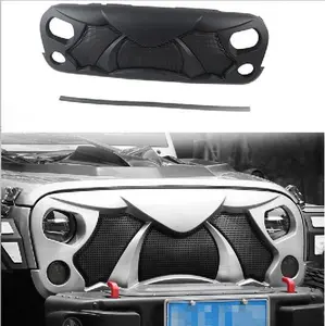 Viper Angry Eye Grille for Jeep Wrangler JK 2007-2018 – Matte Black Front Grill