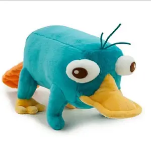 Platypus Chew Toy - Blue and Yellow Colorful Design for Your Pet's Enjoyment