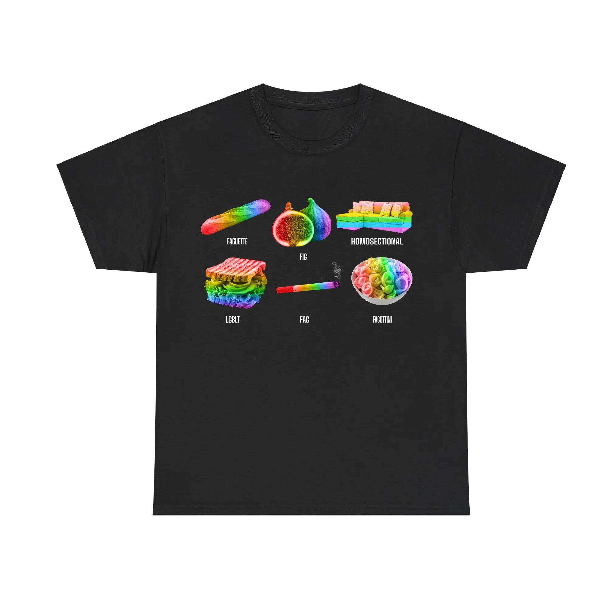 Funny Pride French Gay Joke Unisex Tee | LGBT Baguette T-Shirt, Gift for Gay Friend, Stupid Meme Shirt