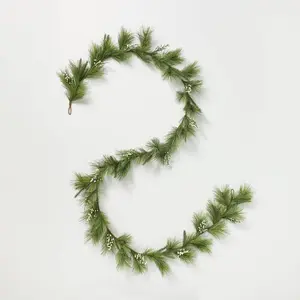 12' Long Needle Pine with White Berry Garland - Hearth & Hand with Magnolia