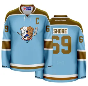 Sudbury Blueberry Bulldogs Home Hockey Jersey - SHORESY
