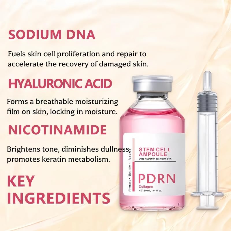 Silk Peptide Intensive Lifting Ampoule | Collagen Silk Peptide Serum | Anti-Aging Facial Essence, Deep Hydrating, Firming & Lifting, Fades Wrinkles & Fine Lines, Boosts Skin Elasticity (Collagen)
