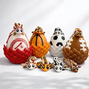 Mini Sports Collectible Set – Soccer, Basketball, Baseball & Football Desk Decor, Cool Gift for Sports Lovers