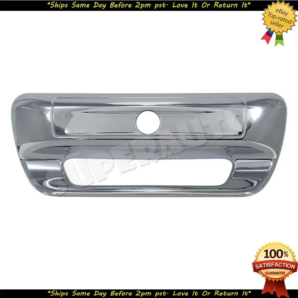 Fits 2019-2025 RAM 1500 2500 3500 1PCS Chrome Tailgate Cover Overlay With Camera